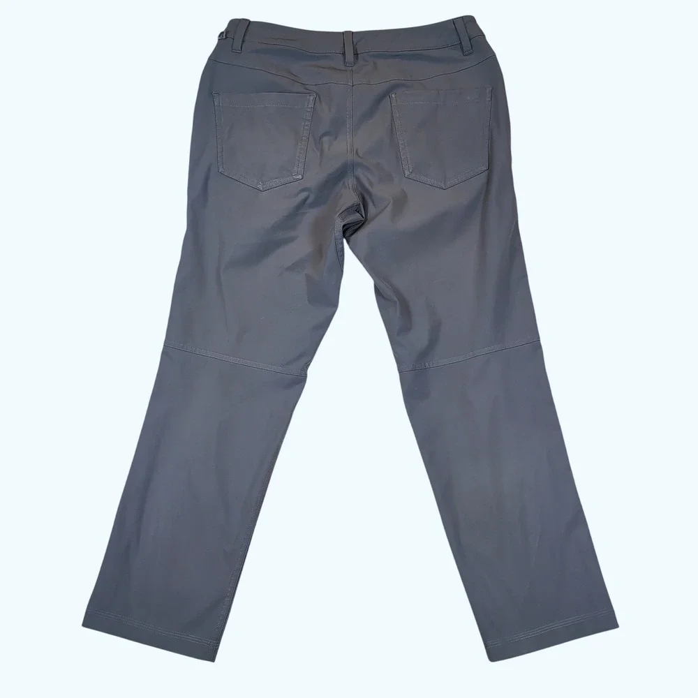 Lululemon ABC Pant Slim Mens 30x27 Blue Warpstreme‎ Performance Trousers